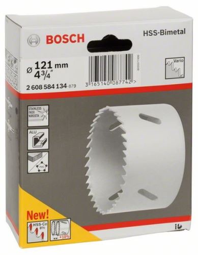 BOSCH HSS-Bimetall-Lochstanze für Standardadapter 121 mm, 4 3/4" 2608584134