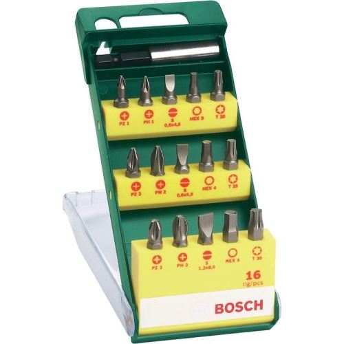 BOSCH 16-teiliges Schraubendreher-Bit-Set 2607019453