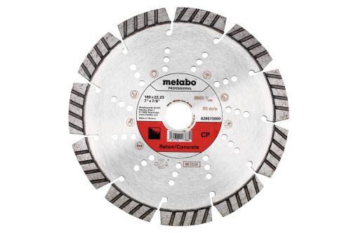 METABO Diamanttrennscheibe Dia-TS 180x22,23mm - CP, Beton, Professional 628573000