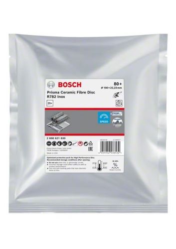 BOSCH EXPERT PRISMA Fiberscheibe R782,180,P80,25St 2608621830