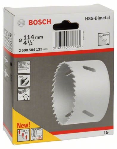 BOSCH HSS-Bimetall-Lochstanze für Standardadapter 114 mm, 4 1/2" 2608584133