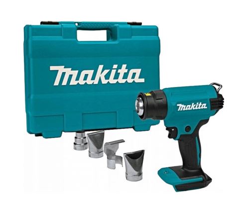 Makita Aku Heißluftpistole, Li-Ion LXT 18V, ohne Akku DHG180ZK