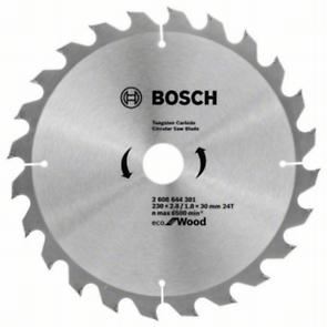 BOSCH Sägeblatt Eco für Holz 230x2,8/1,8x30 24T 2608644381