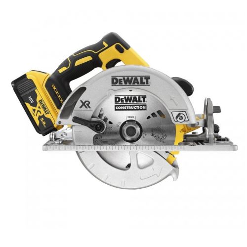 DeWALT Akku-Kreissäge XR 184 mm, 2x 5,0 Ah Li-Ion, im Koffer TSTAK DCS572P2