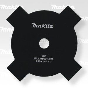 MAKITA Mähmesser 4 Zähne 230x25,4x1,8 mm D-66008