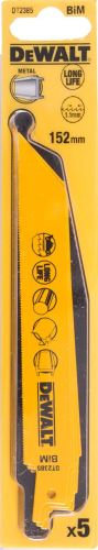 DeWALT Sägeblatt für Metall und Blech, 152 mm (5 Stück) DT2385