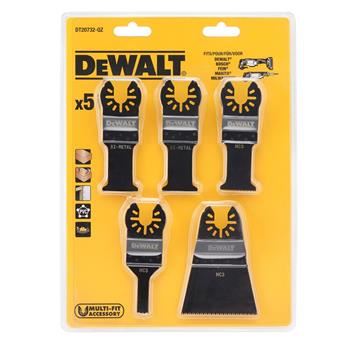 DeWALT Holzsägeblatt-Set für Multitools (5 Stück) DT20732