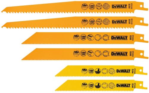 DeWALT Sägeblatt-Set im Aufbewahrungskoffer / 2 × DT2345, DT2349, 2 × DT2353 / (6 Stück) DT2444