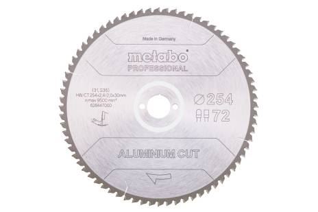 METABO Sägeblatt 254 x 30 mm, 72 Zähne 628447000