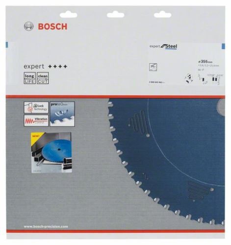 BOSCH Kreissägeblatt Expert für Stahl 355 x 25,4 x 2,6 mm, 80 2608643062