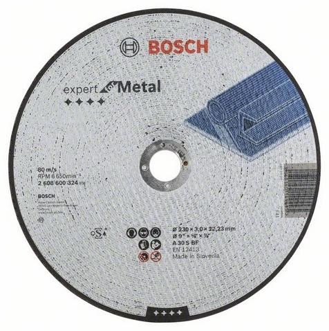 BOSCH Trennscheibe gerade Expert for Metal A 30 S BF, 230 mm, 3,0 mm 2608600324