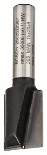 BOSCH Nutfräser 8 mm, D1 15 mm, L 20 mm, G 51 mm 2608628387