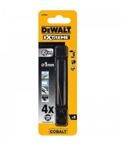 DeWALT Metallbohrer HSS-E COBALT 1,0 x 34 mm (2 Stück) DT4958