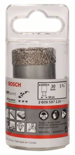 BOSCH Diamantbohrer zum Trockenbohren Dry Speed Best für Keramik 30 x 35 mm 2608587119