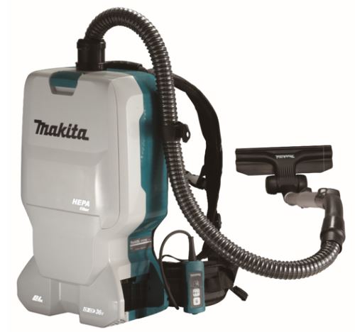 MAKITA Akku-Rucksackstaubsauger Li-ion LXT 2x18V, ohne Akku DVC660Z