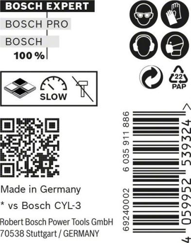 BOSCH EXPERT CYL-9 MultiConstruction 5,5x50,10 Stück 2608900639