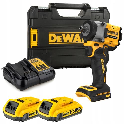 DEWALT Akku-Schlagschrauber (2x2Ah) 18V (1/2"), 2x Akku DCF922D2T