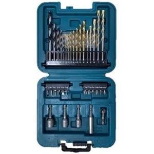 MAKITA Bit- und Bohrer-Set 34-teilig im Kunststoffkoffer B-68498