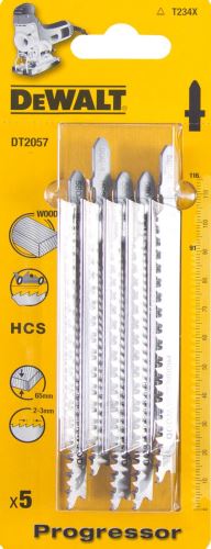 DeWALT Progressor Sägeblatt für Holz bis 65 mm, 116 mm T234X (5 Stück) DT2057