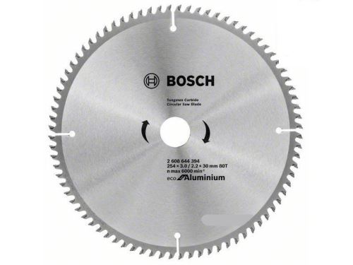 BOSCH Sägeblatt Eco für Aluminium 254x3,0/2,2x30 80T 2608644394