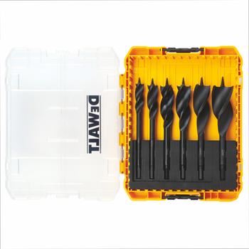 DeWALT Holzbohrer-Set mit drei Schlitzen 152 mm / 13, 16, 20, 22, 25, 32 mm / (6 Stück) DT90238