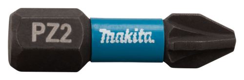 MAKITA Torsionsbit 1/4" IMPACT BLACK PZ2, 25 mm 2 Stück B-63644