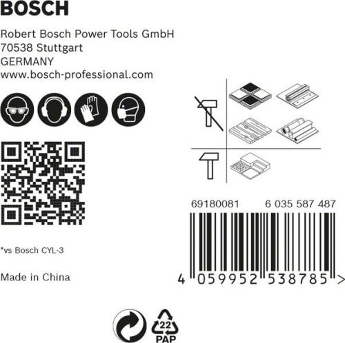 BOSCH EXPERT HEX-9 MultiConstruction 4/5/6/6/8 mm (5 Stück) 2608900585