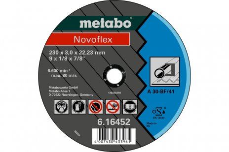 METABO Schleifscheibe Novoflex 100 x 2,5 x 16,0 Stahl, TF 42 616447000