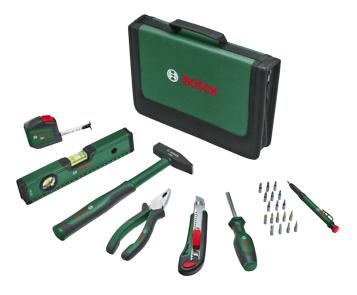 BOSCH Set mit 25 Universal-Handwerkzeugen 1600A02BY6