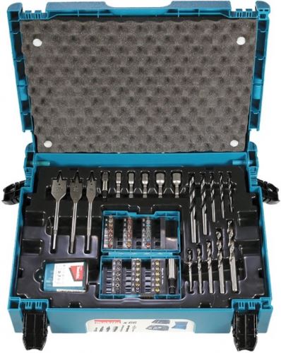 MAKITA Bohrer- und Bit-Set 66-teilig, Makpac B-43044