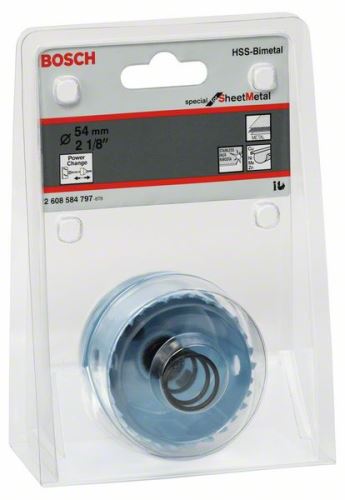 BOSCH Blechlochsäge für Blech 54 mm, 2 1/8" 2608584797