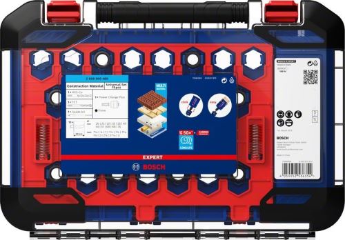 BOSCH EXPERT Locher-Set Construction Mat.20-76, 15-tlg. 2608900489