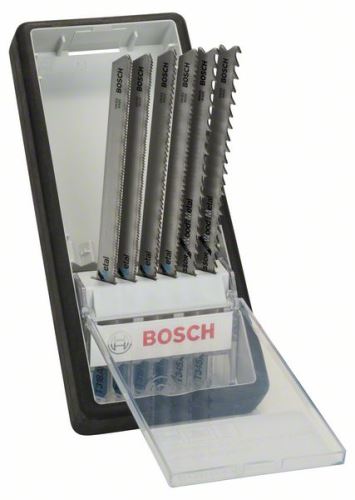 BOSCH 6-teiliges Sägeblatt-Set Robust Line Metal Profile, mit Schaft TT 318 AF (2x); T 318 BF (2x); T 345 XF (2x) 2607010573