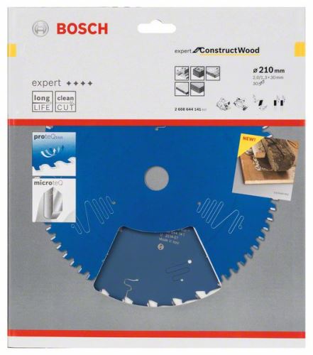 BOSCH Sägeblatt Expert for Construct Wood 210 x 30 x 2,0 mm, 30 2608644141