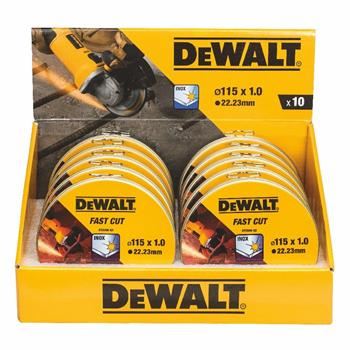 DeWALT Trennscheiben-Set für Edelstahl, 115 x 1 mm (10 Stück) DT3506