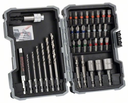 BOSCH Satz Schraubendreher-Bits und Bohrer PRO-Mix-Set Metall - 35-tlg. 2607017328