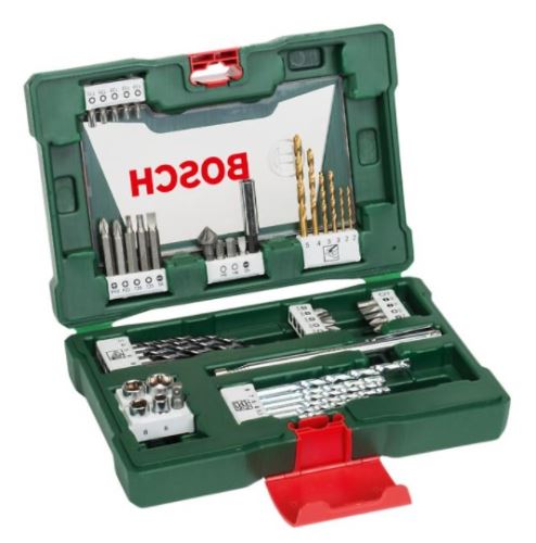 BOSCH 48-teiliges TiN-Set aus Schraubbits und Bohrern mit Magnetteleskop 2607017314