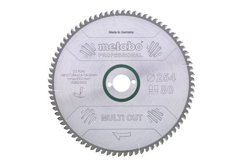 METABO Sägeblatt „Multi Cut – Profi“, 210 x 30 mm, 64 Zähne, 5°neg 628082000