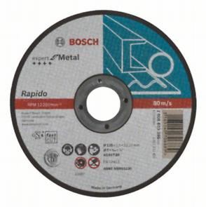 BOSCH Trennscheibe gerade Expert for Metal – Rapido AS 60 T BF, 125 mm, 1,0 mm 2608603396