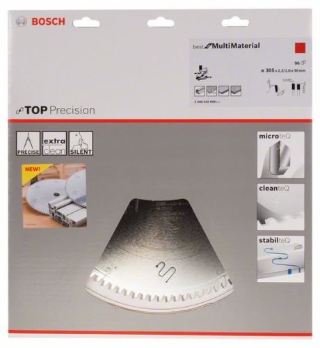 BOSCH Kreissägeblatt Top Precision Best for Multi Material 305 x 30 x 2,3 mm, 96 2608642099