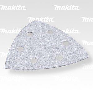 MAKITA Schleifpapier Klett 94x94x94 mm 6 Löcher K80, 10 Stück P-42709