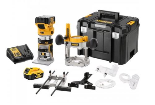 DeWALT Akku-Kombinationsfräse 18V 2x5,0Ah DCW604P2