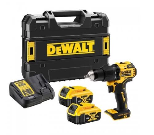 Dewalt Akku-Bohrhammer 18V 2x5,0Ah DCD709P2T