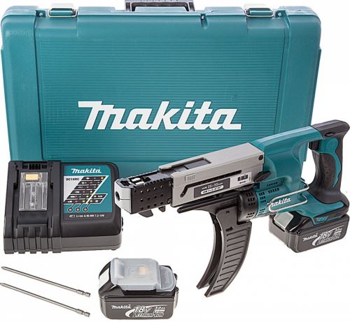 Makita Akkuschrauber mit Magazin 25-55 mm, Li-ion LXT 18V/3,0Ah DFR550RFE