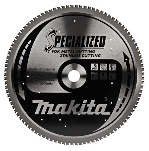 MAKITA Sägeblatt Edelstahl SPECIALIZED 305x1,95x25,4 mm 100 Zähne B-23123