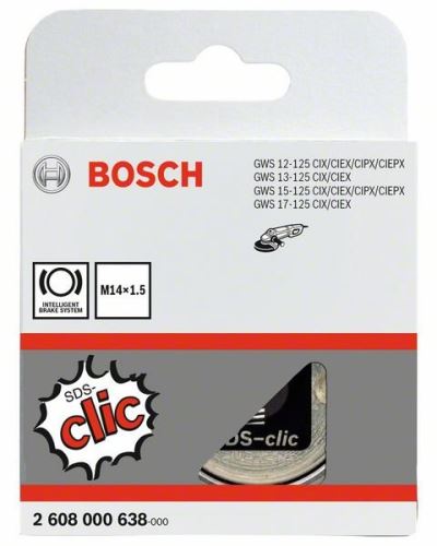 BOSCH Schnellspannmutter SDS-clic M 14 x 1,5 mm M 14 x 1,5 mm 2608000638