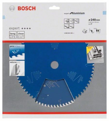 BOSCH Sägeblatt Expert für Aluminium 140 x 20 x 1,8 mm, 42 2608644092