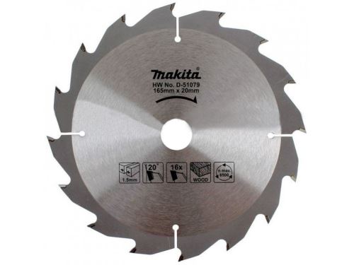 MAKITA Holzsägeblatt SPECIALIZED 165x1,5x20 mm 16 Zähne D-51079