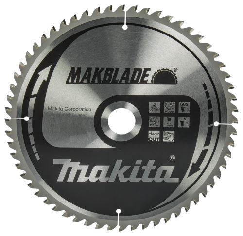 MAKITA Holzsägeblatt MAKBLADE 260x2,3x30 mm 60 Zähne B-32801