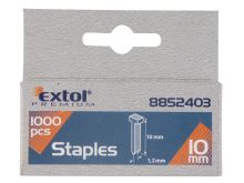 EXTOL PREMIUM Nägel, Packung mit 1000 Stück, 10 mm, 2,0 x 0,52 x 1,2 mm